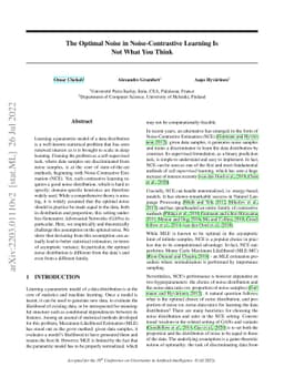 The Optimal Noise in Noise-Contrastive Learning Is Not What You Think