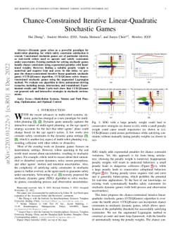 Chance-Constrained Iterative Linear-Quadratic Stochastic Games