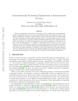 Counterfactually Evaluating Explanations in Recommender Systems