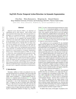 SegTAD: Precise Temporal Action Detection via Semantic Segmentation