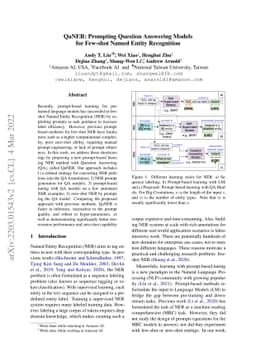 QaNER: Prompting Question Answering Models for Few-shot Named Entity
  Recognition