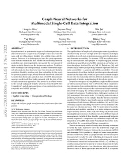 Graph Neural Networks for Multimodal Single-Cell Data Integration
