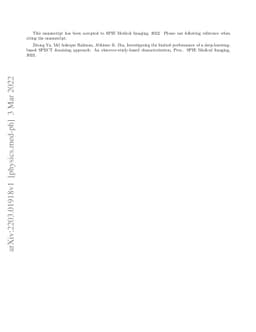 Investigating the limited performance of a deep-learning-based SPECT
  denoising approach: An observer-study-based characterization