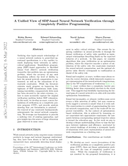 A Unified View of SDP-based Neural Network Verification through
  Completely Positive Programming