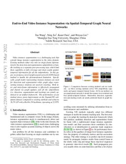 End-to-end video instance segmentation via spatial-temporal graph neural
  networks