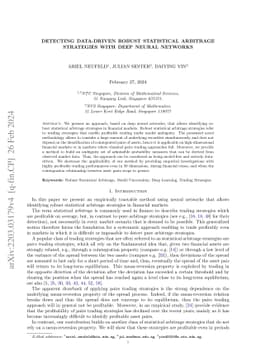 Detecting data-driven robust statistical arbitrage strategies with deep
  neural networks