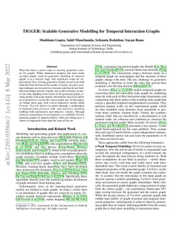 TIGGER: Scalable Generative Modelling for Temporal Interaction Graphs