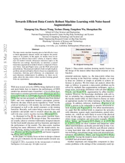 Towards Efficient Data-Centric Robust Machine Learning with Noise-based
  Augmentation