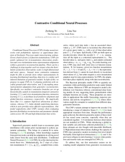 Contrastive Conditional Neural Processes