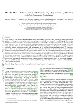 MICDIR: Multi-scale Inverse-consistent Deformable Image Registration
  using UNetMSS with Self-Constructing Graph Latent