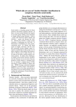 Which side are you on? Insider-Outsider classification in
  conspiracy-theoretic social media