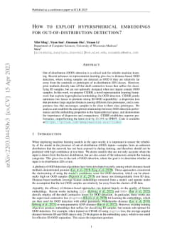 How to Exploit Hyperspherical Embeddings for Out-of-Distribution
  Detection?