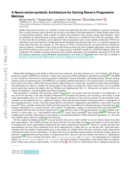 A Neuro-vector-symbolic Architecture for Solving Raven's Progressive
  Matrices