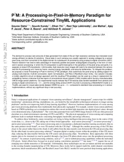 P2M: A Processing-in-Pixel-in-Memory Paradigm for Resource-Constrained
  TinyML Applications