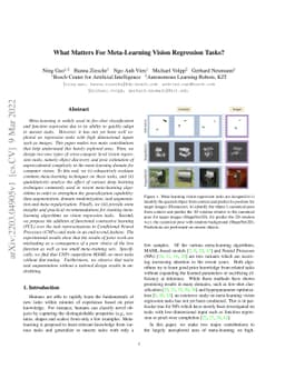 What Matters For Meta-Learning Vision Regression Tasks?