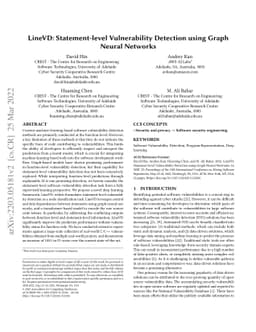 LineVD: Statement-level Vulnerability Detection using Graph Neural
  Networks