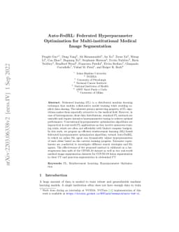 Auto-FedRL: Federated Hyperparameter Optimization for
  Multi-institutional Medical Image Segmentation