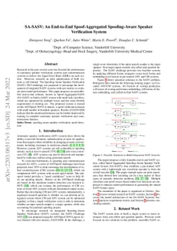 SA-SASV: An End-to-End Spoof-Aggregated Spoofing-Aware Speaker
  Verification System