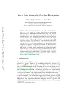 Worst Case Matters for Few-Shot Recognition