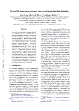 KenMeSH: Knowledge-enhanced End-to-end Biomedical Text Labelling