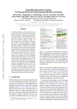 Hyperlink-induced Pre-training for Passage Retrieval in Open-domain
  Question Answering