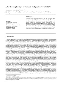 A New Learning Paradigm for Stochastic Configuration Network: SCN+