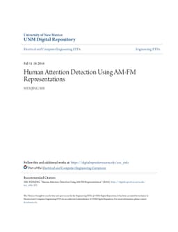 Human Attention Detection Using AM-FM Representations