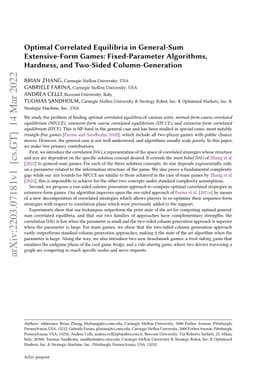 Optimal Correlated Equilibria in General-Sum Extensive-Form Games:
  Fixed-Parameter Algorithms, Hardness, and Two-Sided Column-Generation