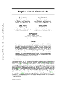 Simplicial Attention Neural Networks