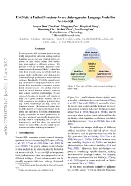 UniSAr: A Unified Structure-Aware Autoregressive Language Model for
  Text-to-SQL