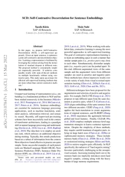 SCD: Self-Contrastive Decorrelation for Sentence Embeddings