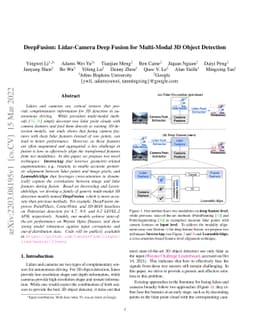 DeepFusion: Lidar-Camera Deep Fusion for Multi-Modal 3D Object Detection