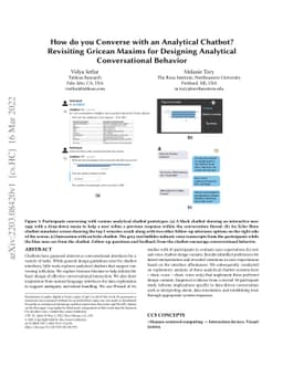 How do you Converse with an Analytical Chatbot? Revisiting Gricean
  Maxims for Designing Analytical Conversational Behavior