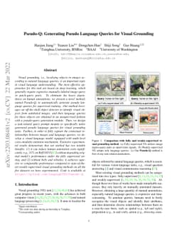 Pseudo-Q: Generating Pseudo Language Queries for Visual Grounding