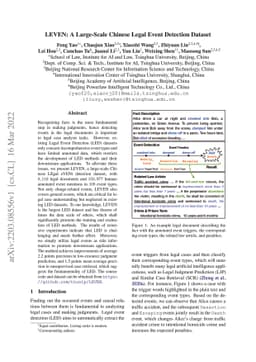 LEVEN: A Large-Scale Chinese Legal Event Detection Dataset