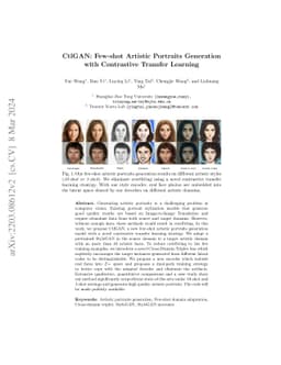 CtlGAN: Few-shot Artistic Portraits Generation with Contrastive Transfer
  Learning