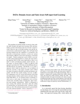 DATA: Domain-Aware and Task-Aware Self-supervised Learning