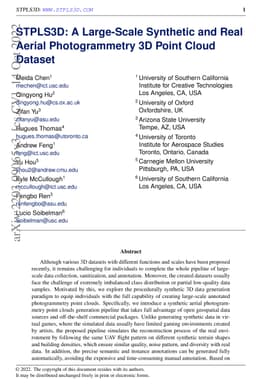 STPLS3D: A Large-Scale Synthetic and Real Aerial Photogrammetry 3D Point
  Cloud Dataset