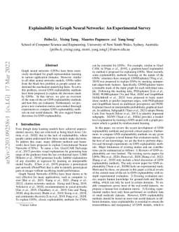 Explainability in Graph Neural Networks: An Experimental Survey