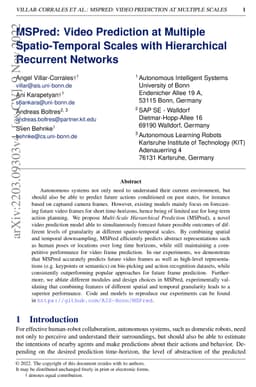 MSPred: Video Prediction at Multiple Spatio-Temporal Scales with
  Hierarchical Recurrent Networks