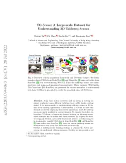 TO-Scene: A Large-scale Dataset for Understanding 3D Tabletop Scenes