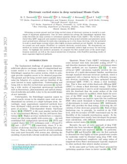 Electronic excited states in deep variational Monte Carlo