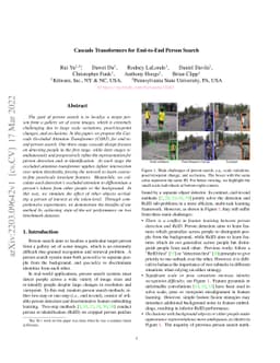 Cascade Transformers for End-to-End Person Search