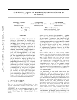 Look-Ahead Acquisition Functions for Bernoulli Level Set Estimation