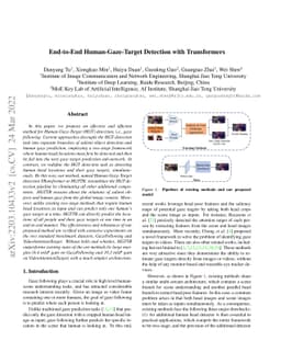 End-to-End Human-Gaze-Target Detection with Transformers
