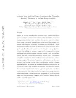 Learning from Multiple Expert Annotators for Enhancing Anomaly Detection
  in Medical Image Analysis