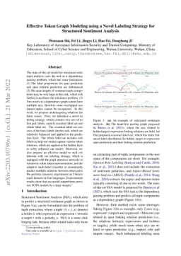 Effective Token Graph Modeling using a Novel Labeling Strategy for
  Structured Sentiment Analysis