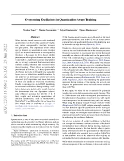 Overcoming Oscillations in Quantization-Aware Training