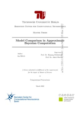 Model Comparison in Approximate Bayesian Computation
