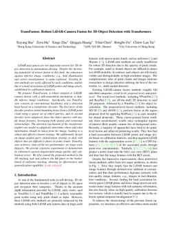 TransFusion: Robust LiDAR-Camera Fusion for 3D Object Detection with
  Transformers